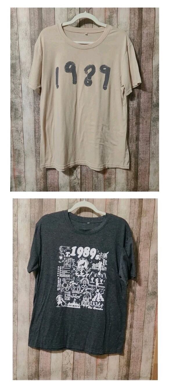 Pair Of Women's Unbranded Taylor Swift T-Shirts Size Large